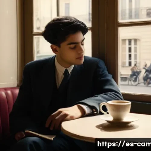 Home 11 폴 포트 인물 분석 - **Prompt:** A young Saloth Sar, in his early twenties, is seated at a small, round table within a di...