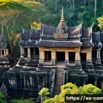 Home 20 프레아 비히어 사원 - A majestic ancient Khmer temple perched atop a 600-meter cliff, showcasing multiple ascending limest...